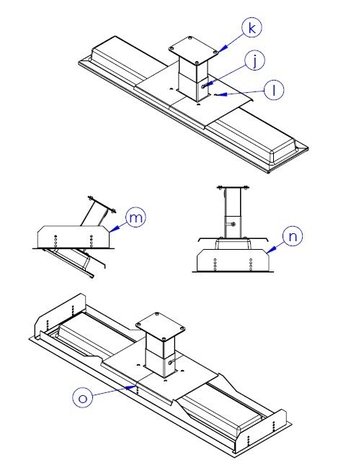 Bromic Heating Bevestigingsset Bromic Platinum frame