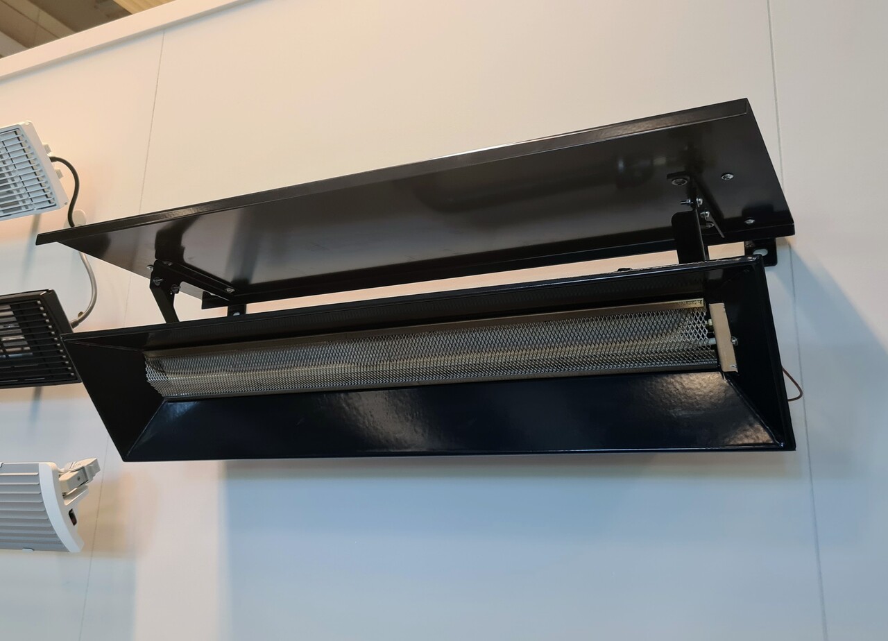 Alke Alke AL-7 gasheater 6,2kW met beschermkap en wandbeugels Alke Alke AL-7 gasheater 6,2kW met beschermkap en wandbeugels