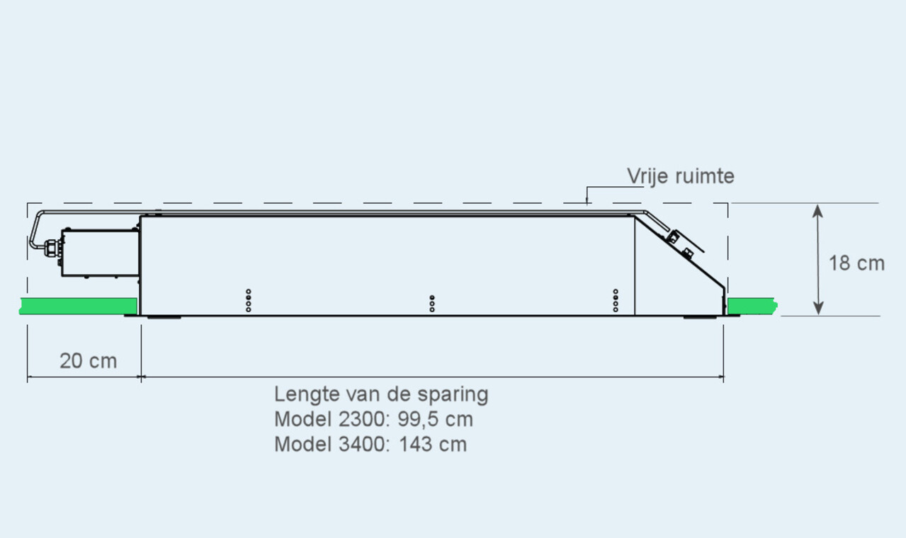 Bromic Heating Bromic Platinum Low Clearance recess kit