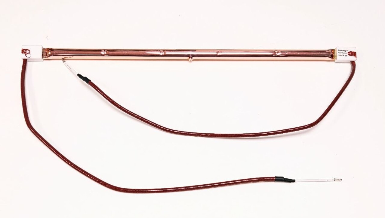 -Universeel IR-lamp Ultra Low Glare 2x 400mm draad 1500W -Universeel IR-lamp Ultra Low Glare 2x 400mm draad 1500W