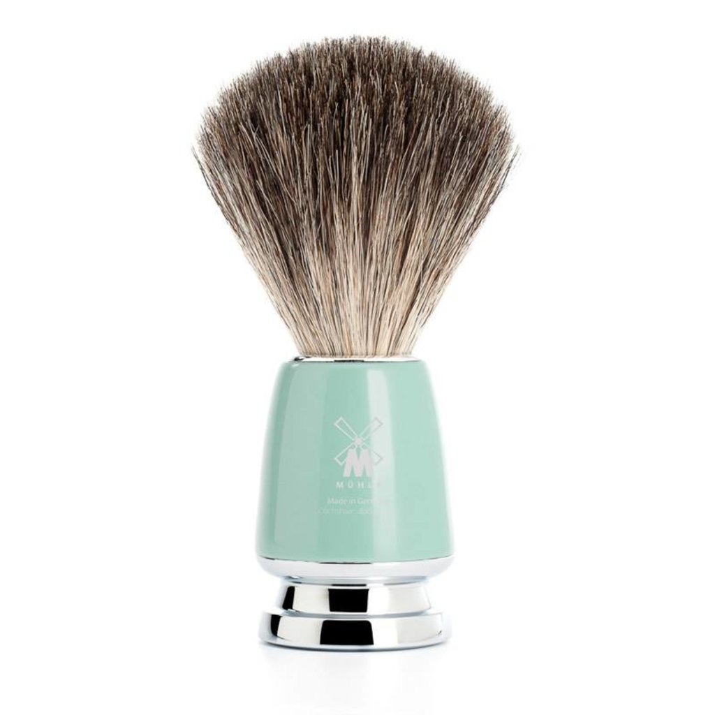 Shaving Brush Pure Badger - High-grade resin Mint