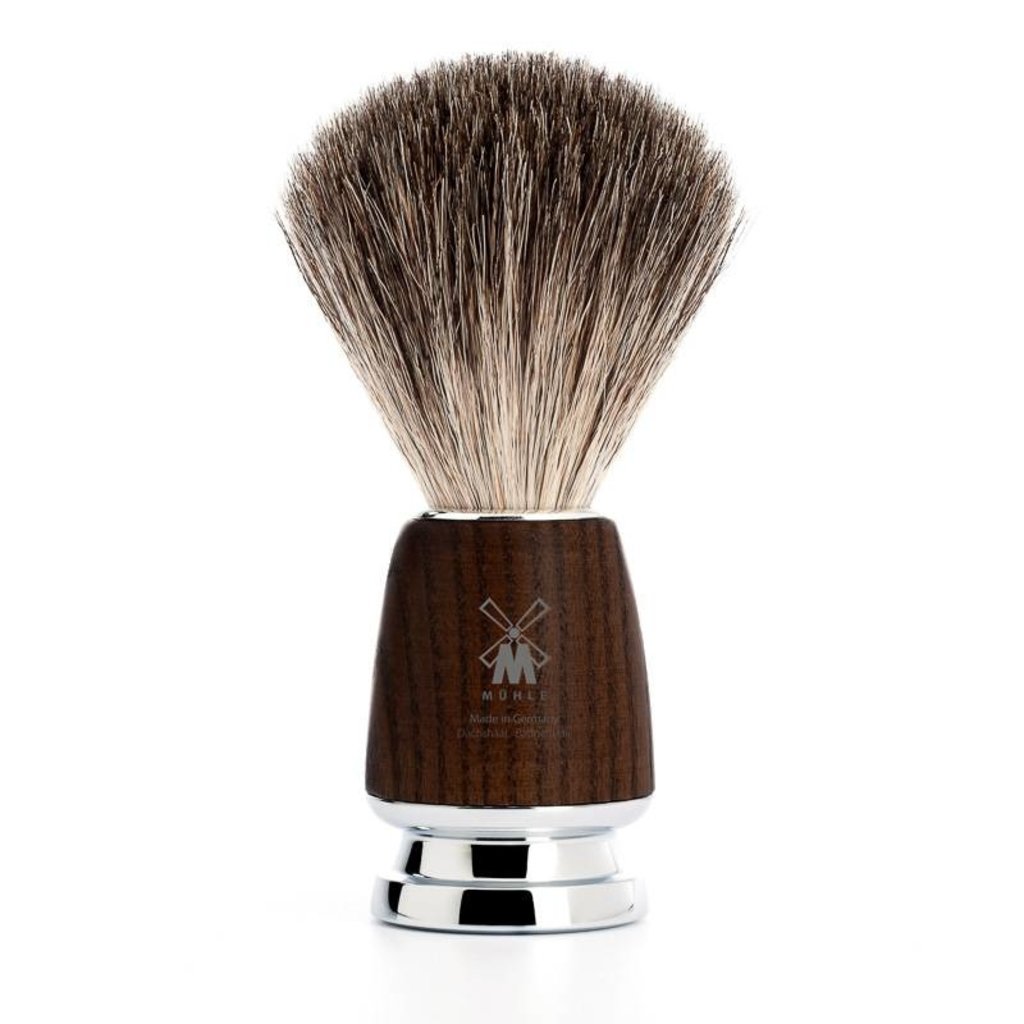 Shaving Brush Pure Badger - Steamed ash