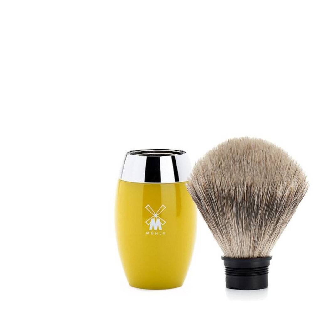 Shaving Brush Fine Badger - Yellow