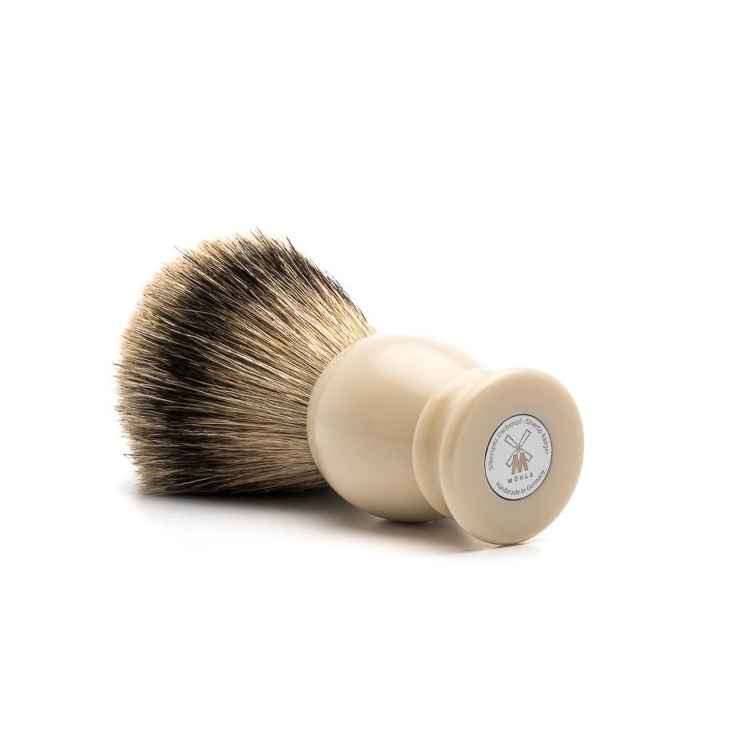 MÜHLE Shaving Brush Silvertip Badger Ivory Intershave