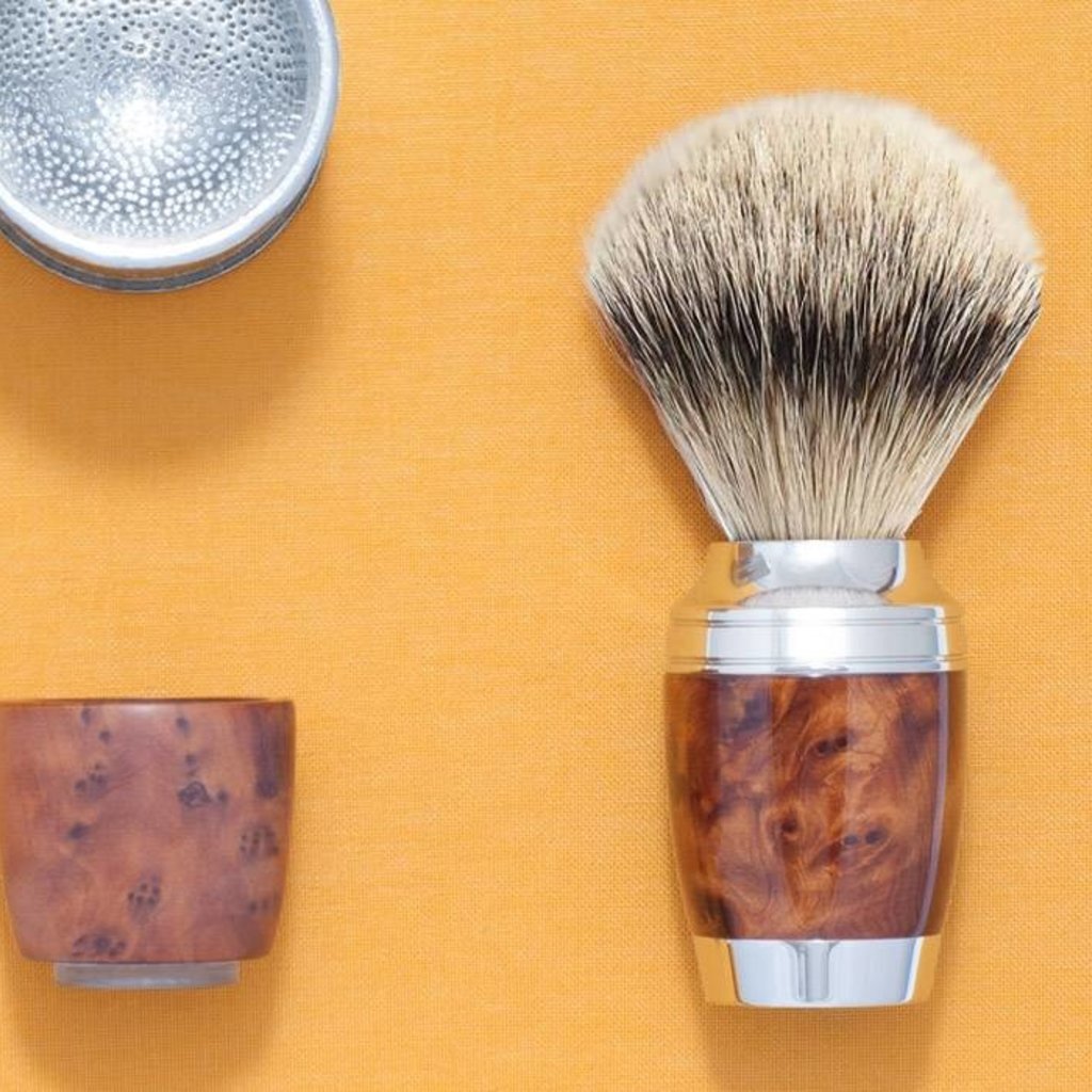 Shaving Brush Silvertip Badger - Thuja wood