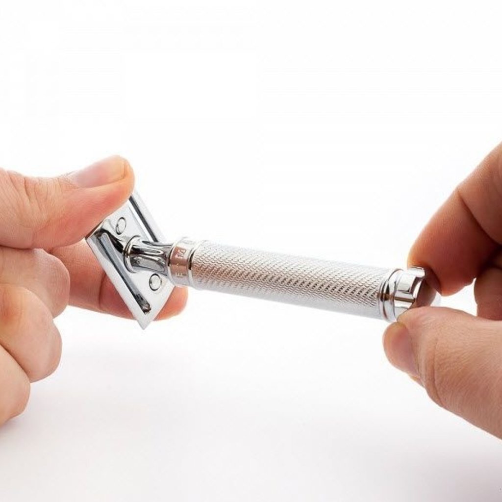 Safety Razor - Chrome Twist