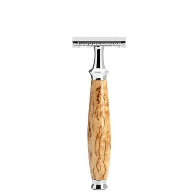 R55SR - Safety Razor - Maserbirke Gesloten Kam