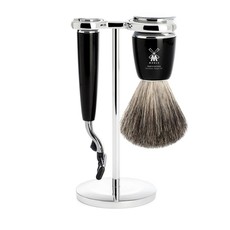 Shaving Set Rytmo 3-part - Black - Mach3®