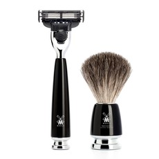 Shaving Set Rytmo 3-part - Black - Mach3®