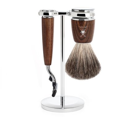 S81H220M3 - Shaving Set Rytmo - Steamed ash - Mach3® - Badger