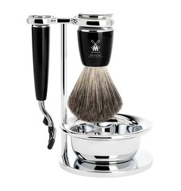 S81M226SM3 - Shaving Set Rytmo - Black - Mach3® - Badger