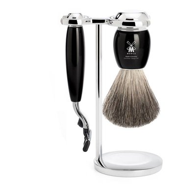 S81M336M3 - Shaving Set Vivo - Black - Mach3® - Badger