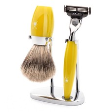 Shaving Set Kosmo 3-part - Yellow - Mach3®