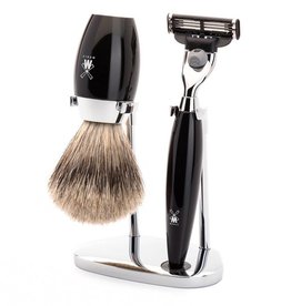 S281K876 - Shaving Set Kosmo - Black - Mach3® - Badger