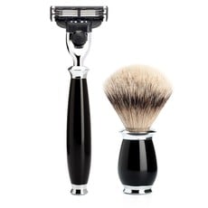 Shaving Set Purist 3-part - Black - Mach3®
