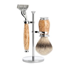 Shaving Set Purist 3-part - Maserbirke - Mach3®