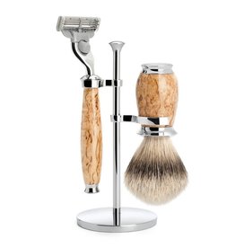 S091H55M3 - Shaving Set Purist - Maserbirke - Mach3® - Badger