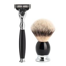 Shaving Set Sophist 3-part - Black - Mach3®