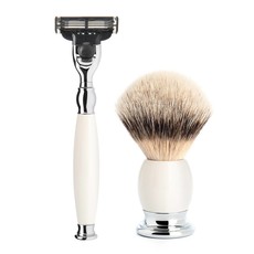 Shaving Set Sophist 3-part - Porcelain - Mach3®