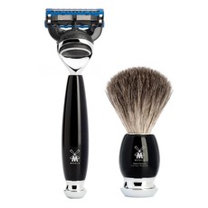 Shaving Set Vivo 3-part - Black - Fusion®