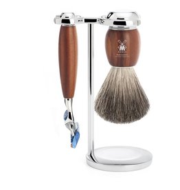 S81H331F - Shaving Set Vivo - Plum wood - Fusion® - Badger