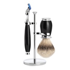 Shaving Set Purist 3-part - Black - Fusion®