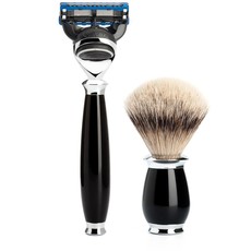 Shaving Set Purist 3-part - Black - Fusion®