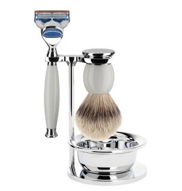 S93P84SF - Shaving Set Sophist - Porcelain - Fusion® - Badger