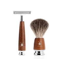 Shaving Set Rytmo 3-part - Steamed ash - Saf.Razor