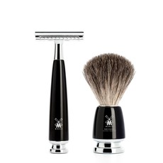 Shaving Set Rytmo 4-part - Black - Saf.Razor