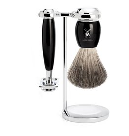 S81M336SR - Scheerset Vivo - Zwart - Saf.Razor - Dashaar