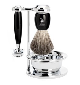 S81M336SSR - Scheerset Vivo - Zwart - Saf.Razor - Dashaar