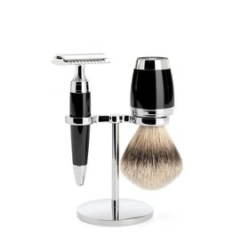 S091K76SR - Scheerset Stylo - Zwart - Saf.Razor - Dashaar