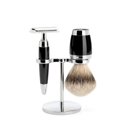 S091K76SR - Scheerset Stylo - Zwart - Saf.Razor - Dashaar