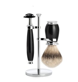 S091K56SR - Scheerset Purist - Zwart - Saf.Razor - Dashaar