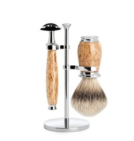 S091H55SR - Scheerset Purist - Maserbirke - Saf.Razor - Dashaar