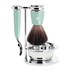 Shaving Set Rytmo 4-part - High-grade resin Mint - Mach3®