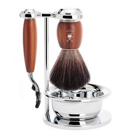 S21H331SM3 - Shaving Set Vivo - Plum wood - Mach3® - Fibre®