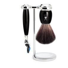Shaving Set Vivo 3-part - Black - Fusion®