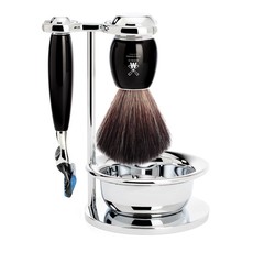 Shaving Set Vivo 4-part - Black - Fusion®