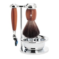 Shaving Set Vivo 4-part - Plum wood - Fusion®