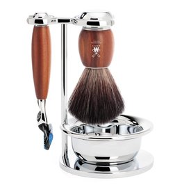 S21H331SF - Shaving Set Vivo - Plum wood - Fusion® - Fibre®