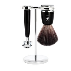 Shaving Set Rytmo 3-part - Black - Saf.Razor