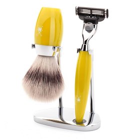 S31K874 - Shaving Set Kosmo - Yellow - Mach3® - Fibre®