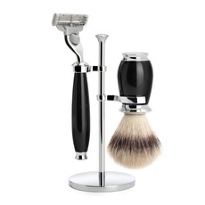 Shaving Set Purist 3-part - Black - Mach3®