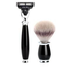 Shaving Set Purist 3-part - Black - Mach3®