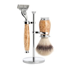 Shaving Set Purist 3-part - Maserbirke - Mach3®