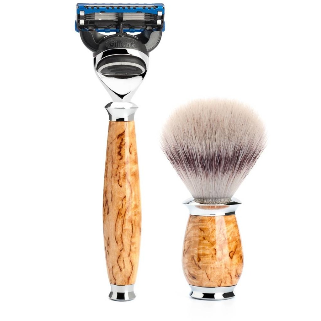 Shaving Set Purist 3-part - Maserbirke - Fusion®