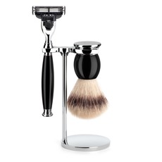 Shaving Set Sophist 3-part - Black - Mach3®