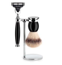 S33K44 - Shaving Set Sophist - Black - Mach3® - Fibre®